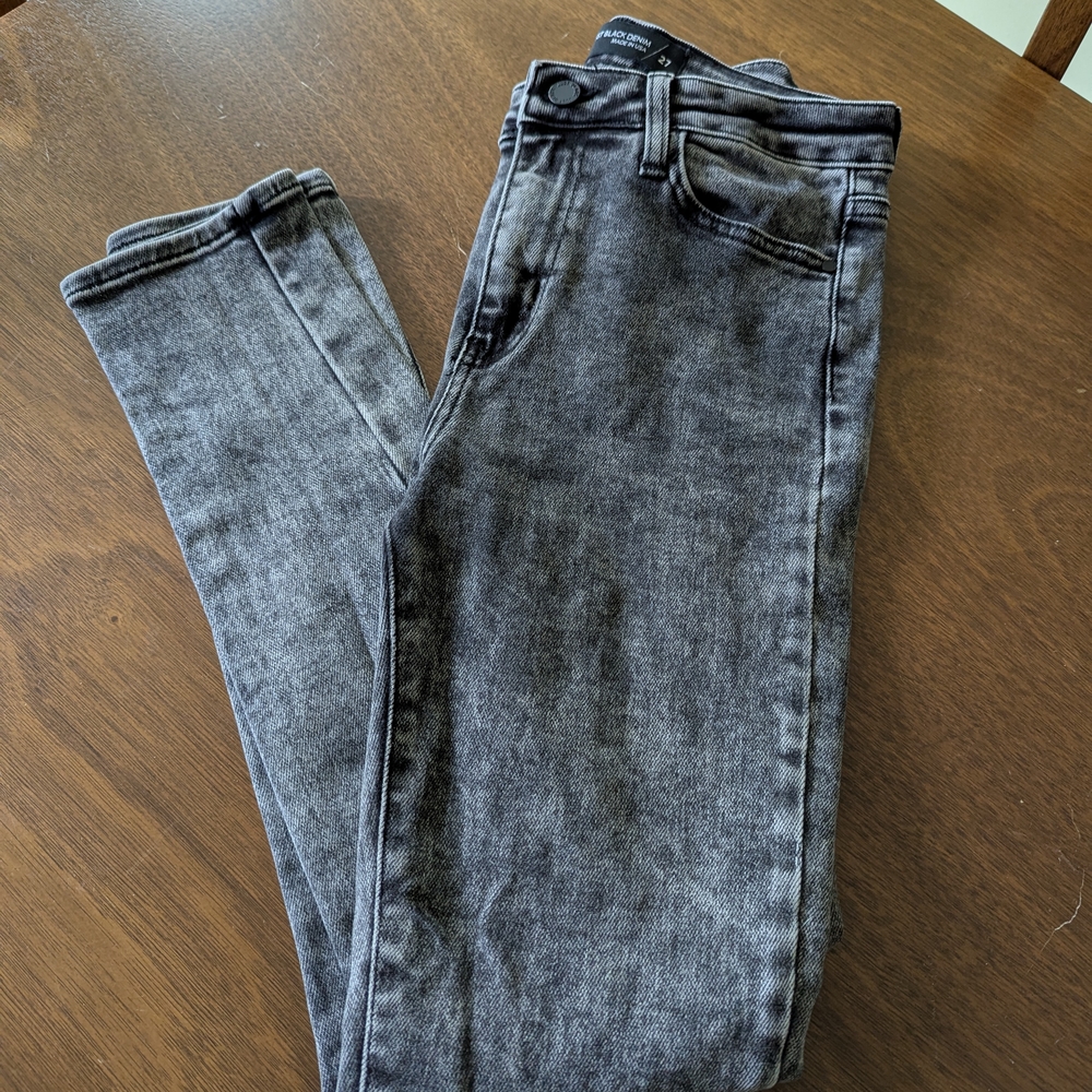 Just Black Denim Acid Wash Jeans Size 27